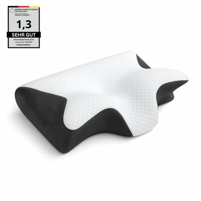 Ergonomic memory foam neck pillow