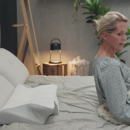 Ergonomic memory foam neck pillow